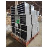 Pallet of Servalite Hardware Storage Cabinet with Metric & Grade 8 Fasteners