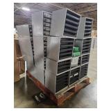 Pallet of Servalite Hardware Storage Cabinet with Metric & Grade 8 Fasteners
