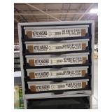 Pallet of Servalite Hardware Storage Cabinet with Metric & Grade 8 Fasteners