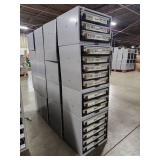 Servalite Industrial Screw Storage Cabinet with Drawers