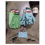 Bulk Lot - Forney Spray, Gardening Gloves, Glass Stovetop Coffee Percolator