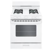 Hotpoint - 4.8 Cu. Ft. Freestanding Gas Range - White - Model RGBS200DMWW