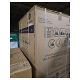 GE - 2.4 Cu. Ft. Front Load Washer and Electric Dryer Combo with Steam - White - Model GFQ14ESSNWW