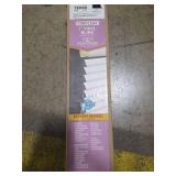 (3) Champion White Cordless Blinds, (3) Living Accents White Cordless Blinds, (2) Lotus and Windoware White Cordless Blinds, (6) Prime-Line Bi-Folding Door Track and Hardware Kit. - Set of 14