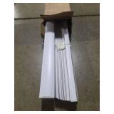 (3) Champion White Cordless Blinds, (3) Living Accents White Cordless Blinds, (2) Lotus and Windoware White Cordless Blinds, (6) Prime-Line Bi-Folding Door Track and Hardware Kit. - Set of 14