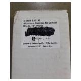 (4) Designers Touch Aluminum Headrail for Vertical Blinds, (2) Steel Headrail with Wand for Vertical Blinds, (1) Headrail for Horizontal Sliding Door Blinds.