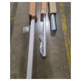 Snappy 5/ctn Pipe 26ga Snaplock, Headrail for Horizontal Sliding Blinds, and Designers Touch Steel Headrail with Wand for Vertical Blinds.