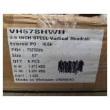 Lotus and Windoware 57-inch Steel Vertical Headrail - Set of 6