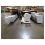 Designers Touch Steel Headrail with Wand for Vertical Blinds 59in White - Set of 3 Cases