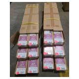 25in X 72in Lotus & Windoware Cordless 1in Vinyl  Blinds Light Filtering Horizontal Blind White - 12 Total