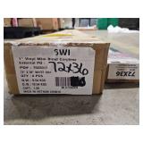 Lotus & Windoware Cordless 1"  Vinyl Mini Blind Light Filtering Horizontal Blind  72  Width x 36  Length  White  Smooth - 5 Blinds Total