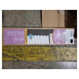 Lotus & Windoware Cordless 1"  Vinyl Mini Blind Light Filtering Horizontal Blind  64  Width x 64  Length  White  Smooth - Set of 2 Cases