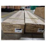 Lotus & Windoware Cordless 1"  Vinyl Mini Blind Light Filtering Horizontal Blind  64  Width x 64  Length  White  Smooth - Set of 2 Cases