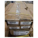 Lotus & Windoware 63x60 White Vinyl Blind - Set of 4