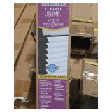 Lotus & Windoware 63x60 White Vinyl Blind - Set of 4