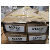 Lotus & Windoware 63x60 White Vinyl Blind - Set of 4