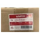 Satco T8 LED Tube Lights - 10 Total