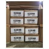 Lotus & Windoware Cordless 1" Vinyl Mini Blind Light Filtering Horizontal Blind - 8 Blinds Total