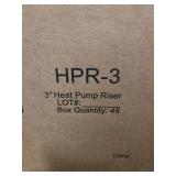 3in Diversitech Heat Pump Riser  500 lb Limit  Gray HPR-3 - Set of 2