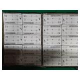 10 Boxes of AMMEX Blue Nitrile Disposable Exam Gloves - 3 Mil - Large - 100/Box