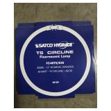 Lots of 12 - Satco 55 watt; T5; Circline Fluorescent; 3500K Neutral White; 82 CRI; 2GX13 (4-Pin)