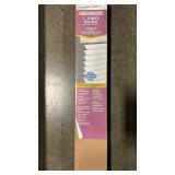 Lotus & Windoware Cordless 1  Vinyl Mini Blind Light Filtering Horizontal Blind  35  Width x 36  Length  White  Smooth (7 Blinds)