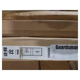 LARSON Courtyard White Steel Security Door (Common: 32-in x 81-in; Actual: 34.06-in x 80.03-in)