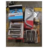 Bathroom Hardware Collection Including S Shaped Shower arms, Towel Rings and More!