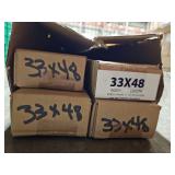 Lotus & Windoware Cordless 1  Vinyl Mini Blind Light Filtering Horizontal Blind  33  Width x 48  Length  White  Smooth - 4 Blinds Total