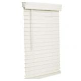 Lotus & Windoware Cordless 2"  Faux Wood Room Darkening Horizontal Blind  25.5W x 72L  Soft White  Smooth - 8 Blinds Total