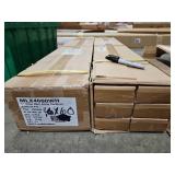 Lotus & Windoware Cordless 1"  Vinyl Mini Blind Light Filtering Horizontal Blind  46W x 60L White  Smooth - 12 Blinds Total