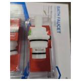 3/4in Proplus Towel Bar Brackets, Home Plus Bath Faucet, 8in Proplus Pop-up Plug,  Faucet Stems, DesignHouse Toliet Paper Holder