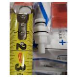 3/4in Proplus Towel Bar Brackets, Home Plus Bath Faucet, 8in Proplus Pop-up Plug,  Faucet Stems, DesignHouse Toliet Paper Holder