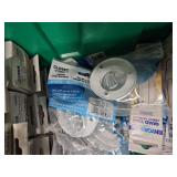 Hygrade Fluorescent Light Bulb Lot with Closet Pole Sockets