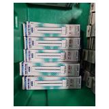 Hygrade Fluorescent Light Bulb Lot with Closet Pole Sockets