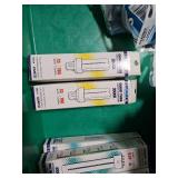 Hygrade Fluorescent Light Bulb Lot with Closet Pole Sockets