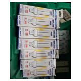 Hygrade Fluorescent Light Bulb Lot with Closet Pole Sockets