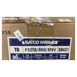 Satco T8 Fluorescent Light Bulbs - 52 Total