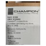 Cordless White Blinds - Set of 18