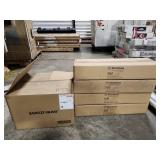 Westinghouse 8W T8 LED Light & Satco Nuvo Channel Glass Bundle - Set of 37 Lights and 4 Channel Glass