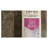 Lotus & Windoware White Vinyl 1" Blinds 70x64