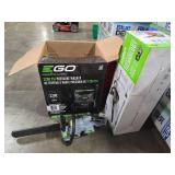 Ego 16in Cordless Chain Saw (Bare Tool) With Box of Power Washer Accessories
