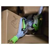 Ego 16in Cordless Chain Saw (Bare Tool) With Box of Power Washer Accessories