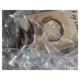 Assorted Lot of Uncut Keys and Key Chains