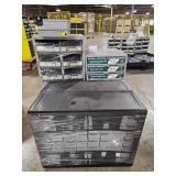 Industrial Hardware Storage Bin Unit with Assorted Uncut Keys