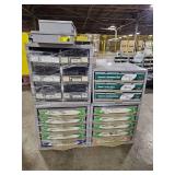 Industrial Hardware Storage Bin Unit with Assorted Uncut Keys
