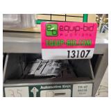 Industrial Hardware Storage Bin Unit with Uncut Keys and Plastic Bags