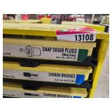 Industrial Hardware Storage Bin Unit with Guns Screw, Carbon Brushes, and MORE!!