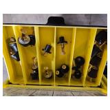 Industrial Hardware Storage Bin Unit with Guns Screw, Carbon Brushes, and MORE!!