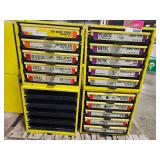 Industrial Hardware Storage Bin Unit with Shelf Pins, Hex Socket Bits, Wheel Lug Nuts and MORE!!!